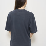 T-shirt donna nera avi tee collegiate leopard 10922 BLK5 ANINE BING 