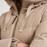 Piumino donna midi trapuntato beige PI002104D 1985 HERNO 