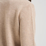 Maglia donna con ricamo beige NEWQUEEN PUPPIE11 MC2 SAINT BARTH 