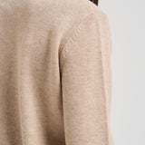 Maglia donna con ricamo beige NEWQUEEN PUPPIE11 MC2 SAINT BARTH 