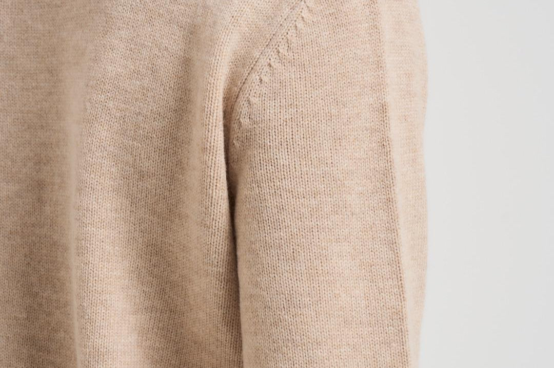 Maglia donna con ricamo beige NEWQUEEN PUPPIE11 MC2 SAINT BARTH 