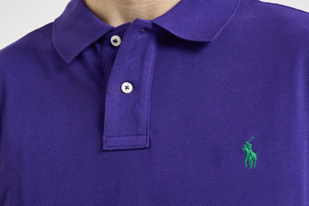 Polo uomo viola 710795080 028 RALPH LAUREN 