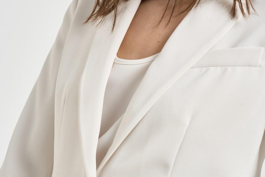 Blazer donna monopetto Cady bianco D420220 PANTY26002 P.a.r.o.s.h. 