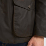Gicca uomo in cotone cerato Ogston oliva MWX0700 OL51 BARBOUR 
