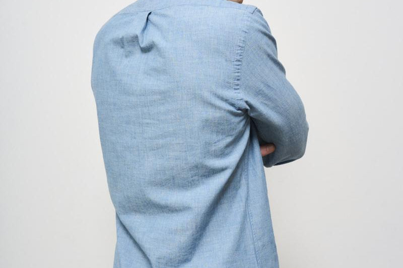 Camicia uomo in denim chiaro 710548538 001 RALPH LAUREN 