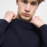 Maglia uomo girocollo blu GMP00841 P00066250486 GOLDEN GOOSE 