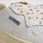 Sneakers Medalist Low donna bianche e animalier AULW HJ02 AUTRY 