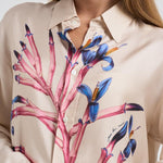 Camicia donna AloeBio fantasia florerale 10643 516350 PIERRE-LOUIS MASCIA 