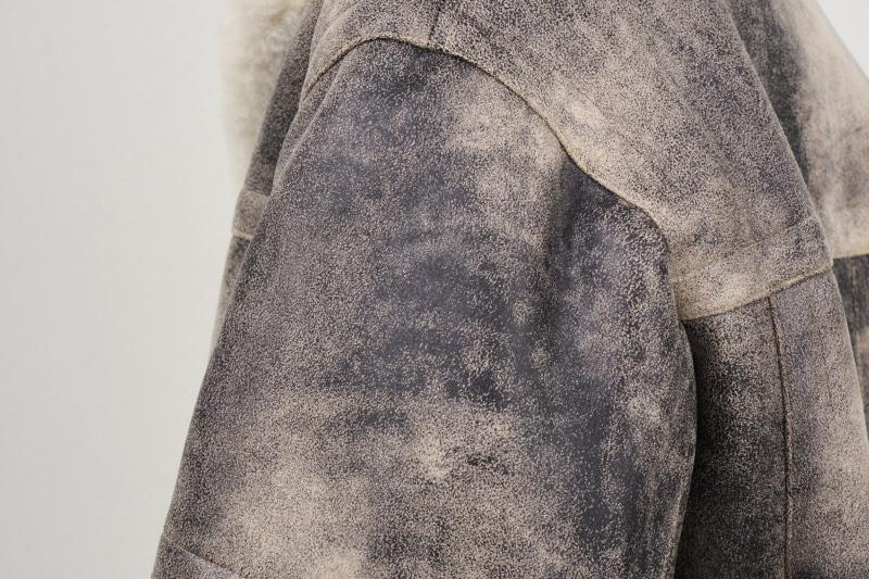 Giubbotto donna in ecomontone grigio vintage LOUISA 66325-9073GREY STAND STUDIO 