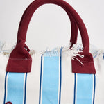 Borsa donna Vanity a righe celeste e bianca VANITY 00938L MC2 SAINT BARTH 
