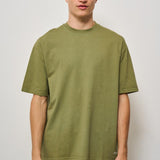T-shirt uomo girocollo verde AMU037CL03 C0112 AMISH 