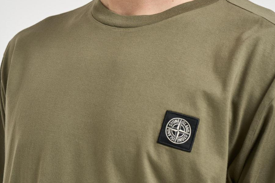 T-shirt uomo in cotone verde 2100027 S0013V005G STONE ISLAND 
