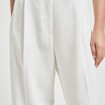 Pantalone donna a palazzo bianco HELIS WHI7726S IRO 