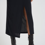 Abito donna Jelina lungo nero RO0349FB C3K01E01BK MARANT ETOILE 