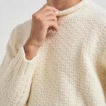 Maglia uomo Cotton Chenille panna 5100019 S00N5V0093 STONE ISLAND 