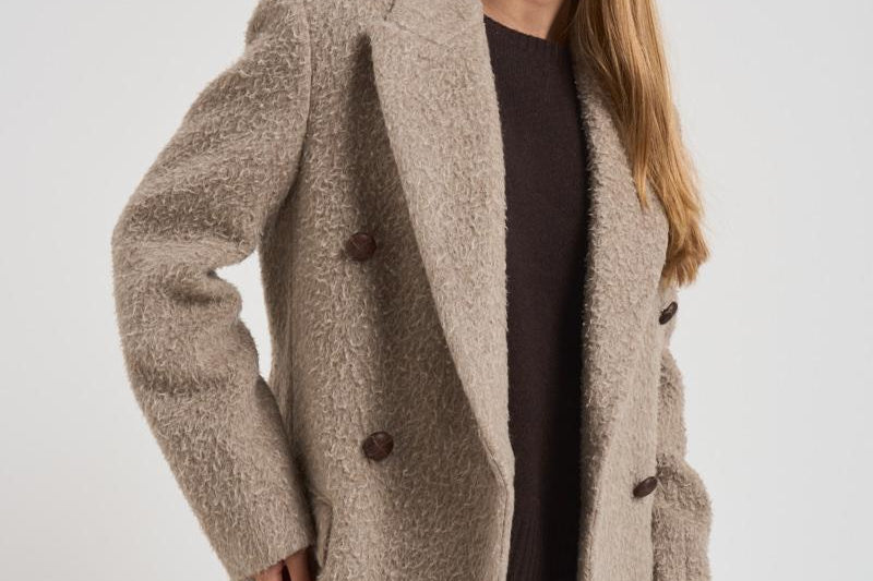 Cappotto doppiopetto con cintura donna GWP02319 P00209160407 GOLDEN GOOSE 