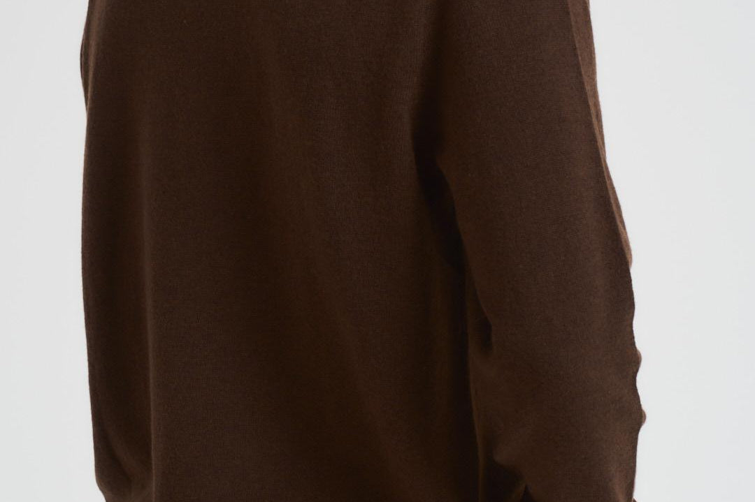 Maglia uomo girocollo marrone 710974148 011 RALPH LAUREN 