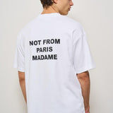 T-shirt uomo girocollo bianca TS203 CO0002OPW DROLE DE MONSIEUR 