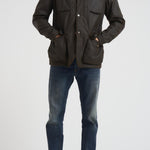 Giacca uomo in cotone cerato Ogston oliva MWX0700 OL51 BARBOUR 