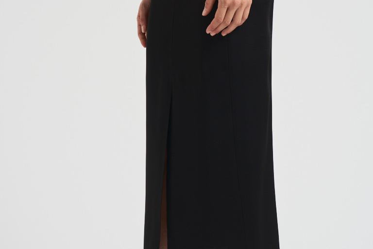 Gonna donna lunga nera 14066 8007NERO FORTE FORTE 