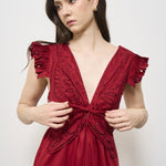 Abito donna lungo rosso 337217 RED FARM RIO GLOBAL 