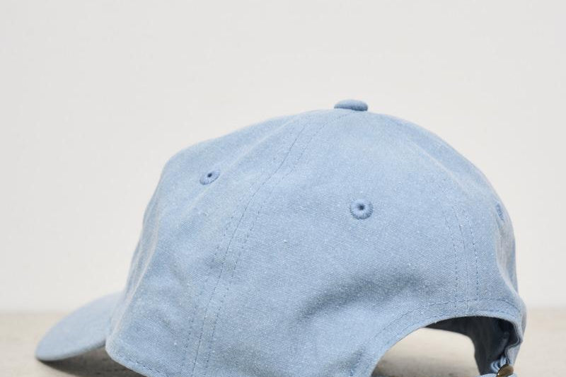 Cappellino uomo da baseball celeste LDM703046 474474WASHEDENIM BLUE LES DEUX 