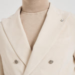 Giacca donna in velluto panna 2852 555132 L.B.M. 