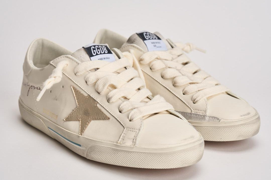 Sneakers uomo Super-star crema GMF01015 F00816610847 GOLDEN GOOSE 