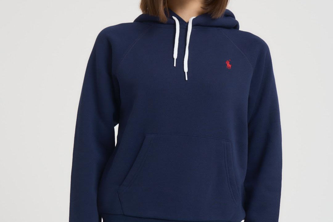 Felpa donna con cappuccio blu 211943007 002 RALPH LAUREN 