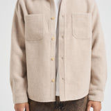 Camicia Lennon Bouclé avorio uomo 1000547 215 LES DEUX 