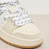 Sneakers donna Olli beige e bianche ASN172. 002/44 BARROW 