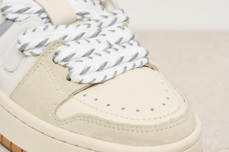 Sneakers donna Olli beige e bianche ASN172. 002/44 BARROW 
