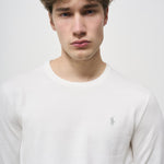 Maglia uomo girocollo bianca 710890558 506 RALPH LAUREN 