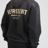 Felpa uomo con cappuccio grigia OCM4113 AGEDBLACK REPRESENT 