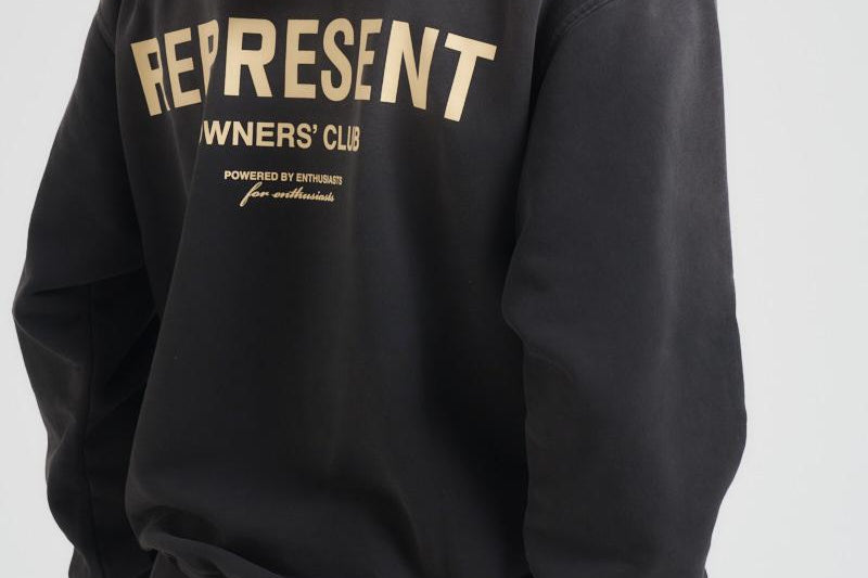 Felpa uomo con cappuccio grigia OCM4113 AGEDBLACK REPRESENT 