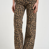 Jeans donna Hugh animalier 11765 MTL59BLACKLEOPARD ANINE BING 