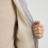 Giacca uomo in maglia grigio chiaro AALKTJT1 AA65015915BC LARDINI 