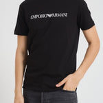 T-shirt uomo girocollo nera 8N1TN5 0021 EMPORIO ARMANI 
