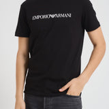 T-shirt uomo girocollo nera 8N1TN5 0021 EMPORIO ARMANI 