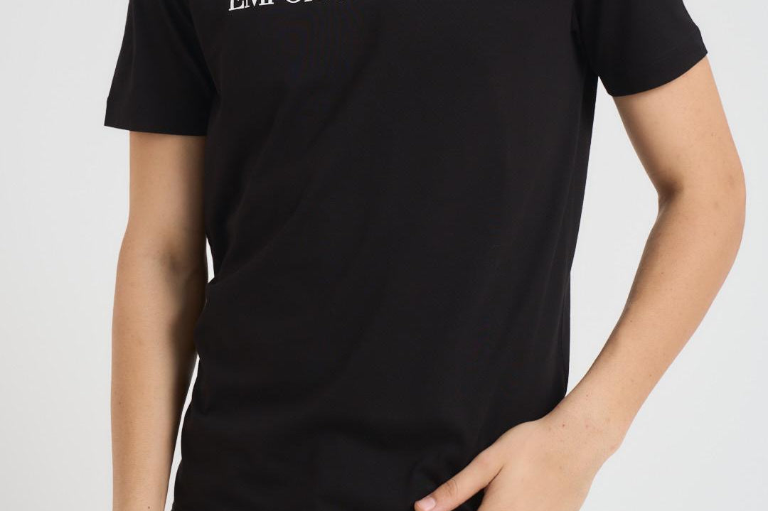 T-shirt uomo girocollo nera 8N1TN5 0021 EMPORIO ARMANI 