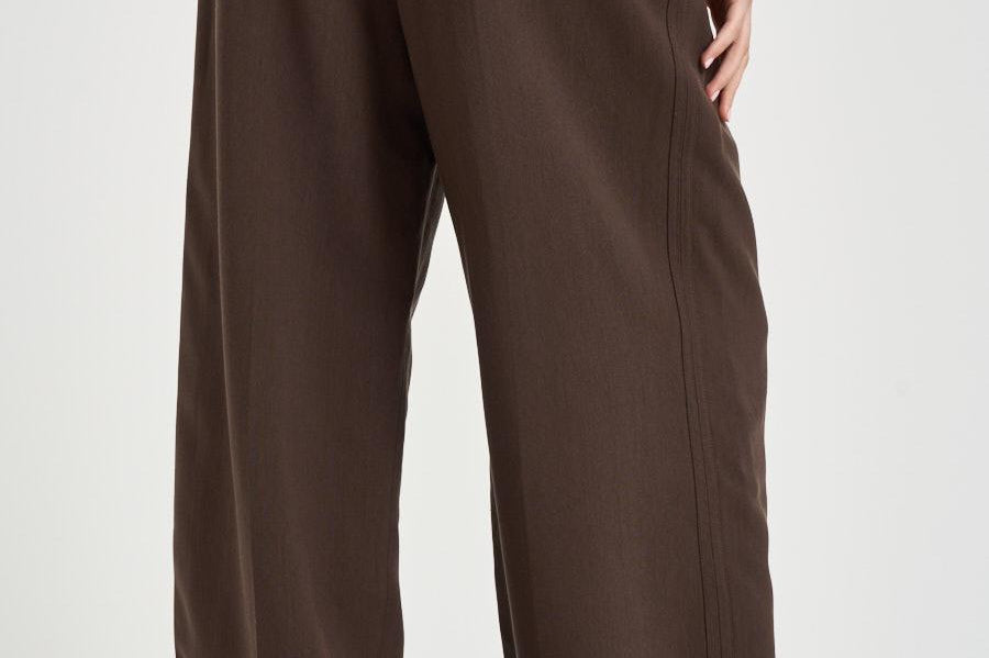 Pantalone donna a palazzo marrone HELIS BRO0226S IRO 
