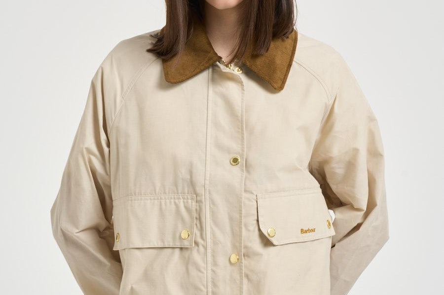 Giacca donna corta beige LSP304 CR31 BARBOUR 