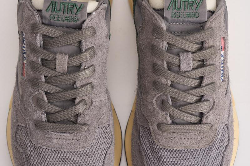 Sneakers uomo Reelwind Low in suede grigio topo WWLM UT20 AUTRY 
