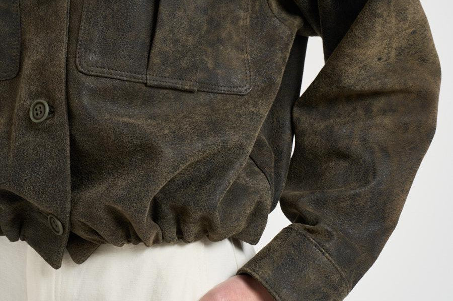 Giacca donna effetto vintage marrone 50009D ARMY SALVATORE SANTORO 