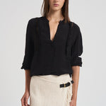Blusa donna Filippa ricamo nera HT0661FA C3J11I01BK ISABEL MARANT 
