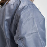 Bomber donna cropped in nylon grigio 12156 DARKGREY ANINE BING 