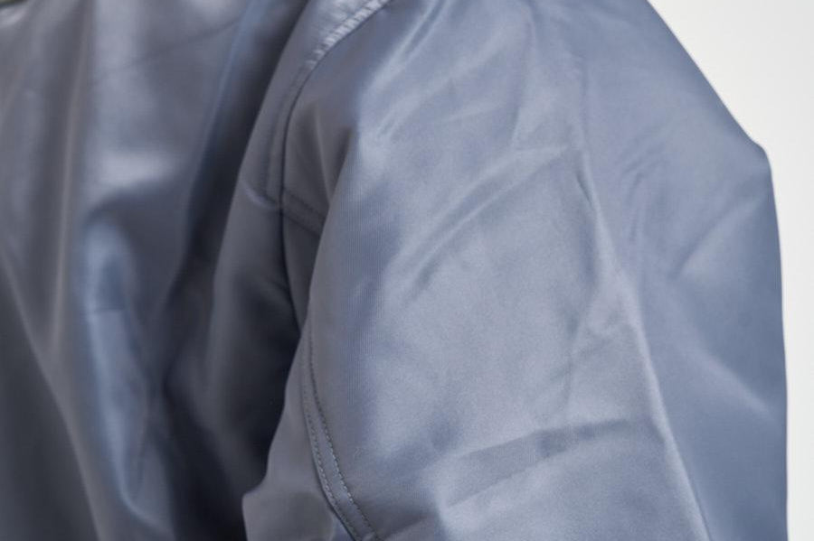 Bomber donna cropped in nylon grigio 12156 DARKGREY ANINE BING 