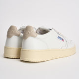 Sneakers uomo Medalist low bianca e tortora AULM LL27 AUTRY 
