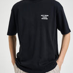 T-shirt uomo girocollo nera TS203 CO002BL DROLE DE MONSIEUR 