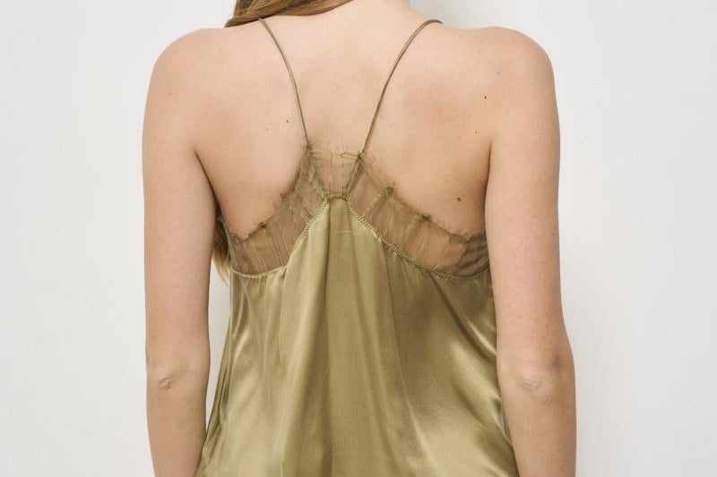Top donna Berwyn verde BERWYN BROWNKHAKI IRO 